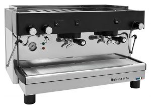 КОФЕМАШИНА ПОЛУАВТОМАТ ROBUSTEZZA ST2M/ ЧЕРНАЯ+ВЫСОКАЯ ГРУППА МУЛЬТИФАЗНАЯ